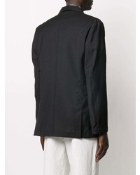 Мужской черный двубортный пиджак от Ann Demeulemeester