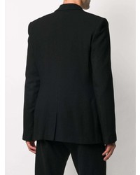 Мужской черный двубортный пиджак от Ann Demeulemeester