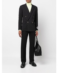 Мужской черный двубортный пиджак от Iceberg