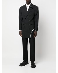 Мужской черный двубортный пиджак от DSQUARED2