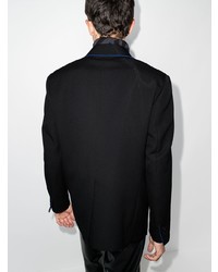 Мужской черный двубортный пиджак от Fendi