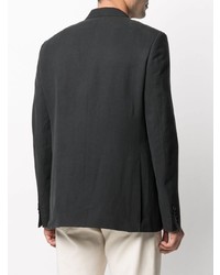 Мужской черный двубортный пиджак от Etro