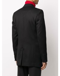 Мужской черный двубортный пиджак от Ami