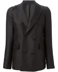 Женский черный двубортный пиджак от Dsquared2