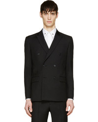 Мужской черный двубортный пиджак от Givenchy