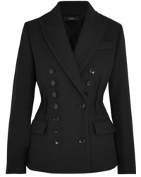 Женский черный двубортный пиджак от Joseph
