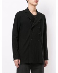 Мужской черный двубортный пиджак от Yohji Yamamoto