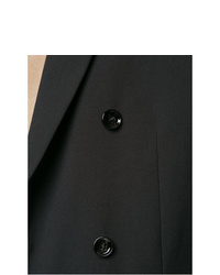 Мужской черный двубортный пиджак от Knott Men