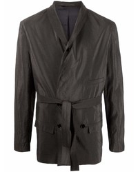 Мужской черный двубортный пиджак от Lemaire