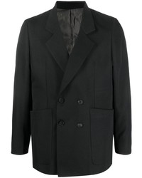 Мужской черный двубортный пиджак от Low Brand