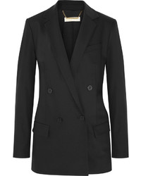 Женский черный двубортный пиджак от MICHAEL Michael Kors