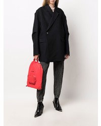 Мужской черный двубортный пиджак от Ader Error