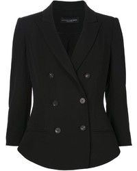 Женский черный двубортный пиджак от Narciso Rodriguez