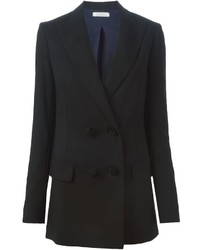 Женский черный двубортный пиджак от Nina Ricci