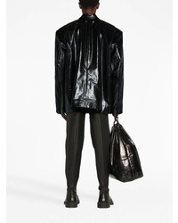 Мужской черный двубортный пиджак от Balenciaga