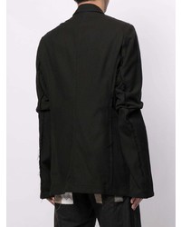 Мужской черный двубортный пиджак от Bed J.W. Ford
