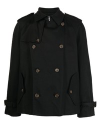 Мужской черный двубортный пиджак от Ports V