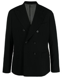 Мужской черный двубортный пиджак от Reveres 1949