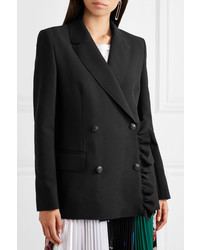 Женский черный двубортный пиджак от MSGM