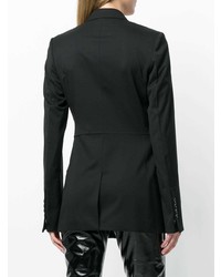 Женский черный двубортный пиджак от Helmut Lang