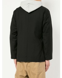 Мужской черный двубортный пиджак от Monkey Time