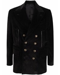 Мужской черный двубортный пиджак от Tom Ford