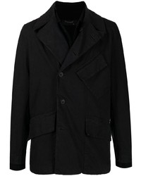 Мужской черный двубортный пиджак от Transit