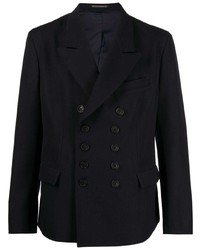 Мужской черный двубортный пиджак от Yohji Yamamoto