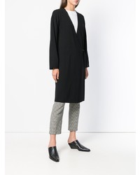 Черный длинный кардиган от Theory