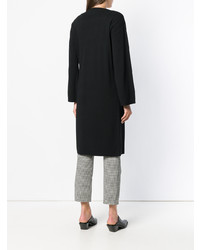 Черный длинный кардиган от Theory