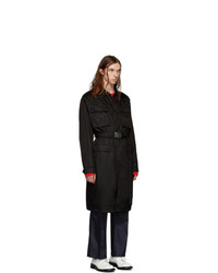 Мужской черный дождевик от Prada