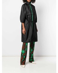 Женский черный дождевик от Prada