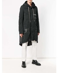 Мужской черный дождевик от Rick Owens DRKSHDW