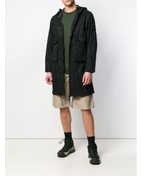 Мужской черный дождевик от Stone Island