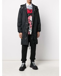 Мужской черный дождевик от Moschino