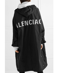 Женский черный дождевик от Balenciaga
