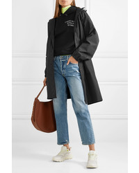 Женский черный дождевик от Helmut Lang