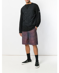 Черный жилет с принтом от Engineered Garments