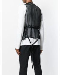 Черный жилет от Ann Demeulemeester