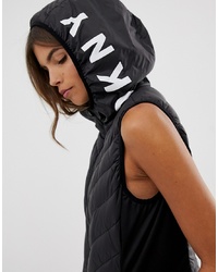 Женский черный жилет от DKNY