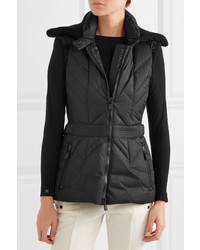 Женский черный жилет от Moncler