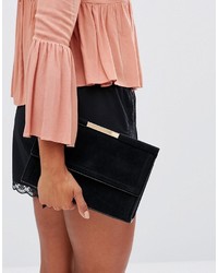 Черный замшевый клатч от Glamorous