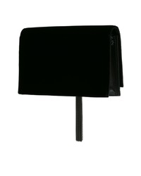 Черный замшевый клатч от Saint Laurent