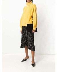 Черный замшевый клатч от Lancaster