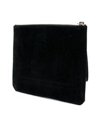 Черный замшевый клатч от Lancaster