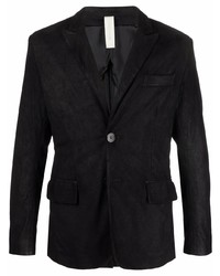 Мужской черный замшевый пиджак от Giorgio Brato