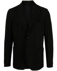 Мужской черный замшевый пиджак от Tagliatore
