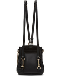 Женский черный замшевый рюкзак от Chloé