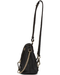 Женский черный замшевый рюкзак от Chloé