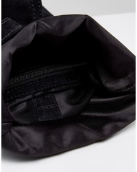 Женский черный замшевый рюкзак от Asos